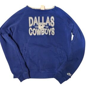 Nike Blue NFL Dallas Cowboys Women’s Sweatshirt size small